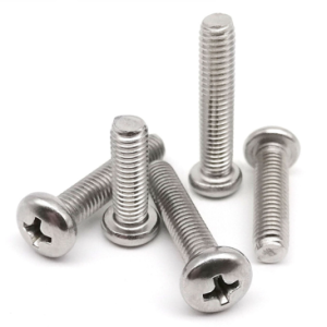 Metric 18-8 Stainless Steel Pan Head Phillips Screws