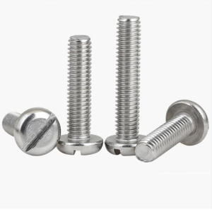 Steel Pan Head Slotted Screws