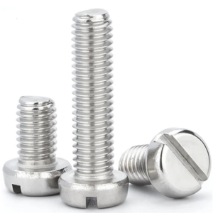 Metric Steel Pan Head Slotted Screws