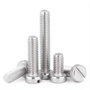 Plastic Narrow Cheese Head Slotted Screws