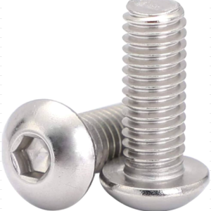 Metric 18-8 Stainless Steel Button Head Hex Drive Screws